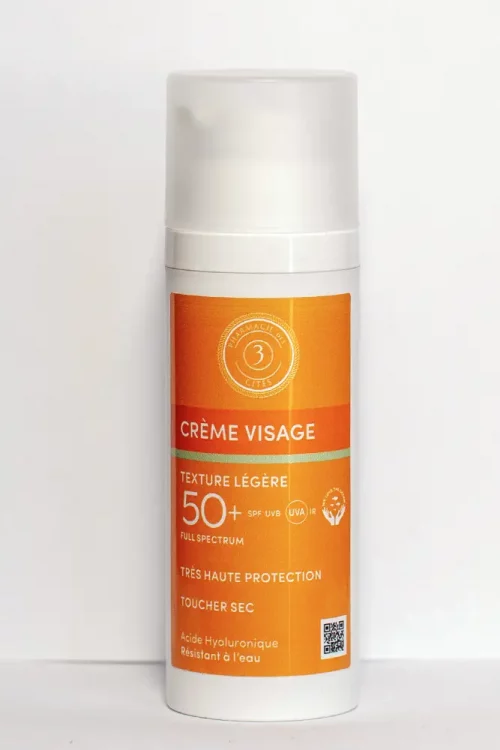Crème Visage Texture Légère 50+ Toucher Sec
